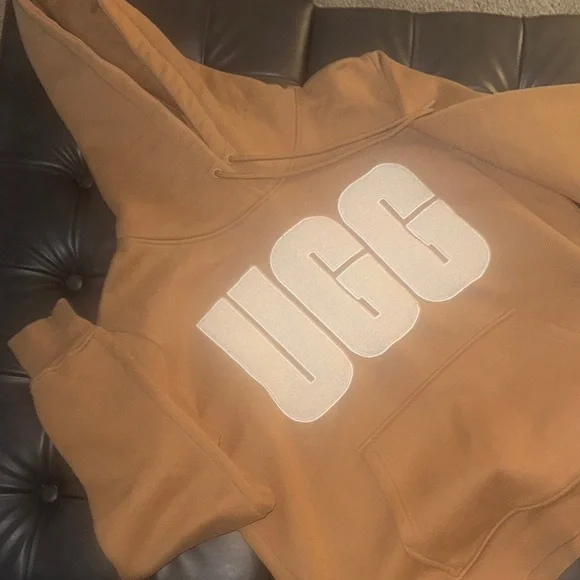 UGG Tan Hoodie Sweater - Picture 2 of 3